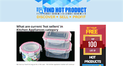Desktop Screenshot of findhotproduct.com